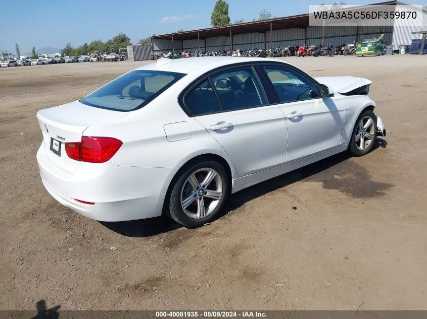 2013 BMW 328I VIN: WBA3A5C56DF359870 Lot: 40081935