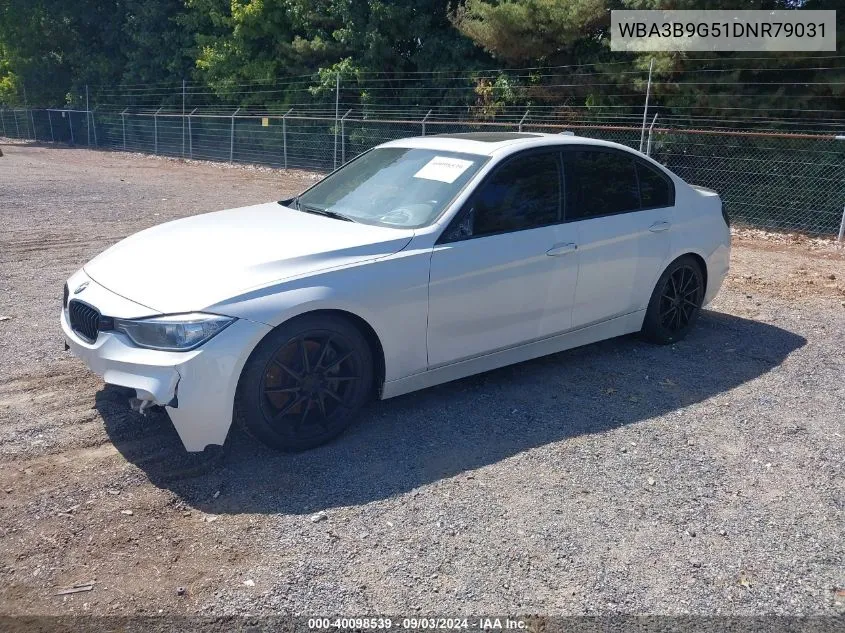 WBA3B9G51DNR79031 2013 BMW 335I xDrive