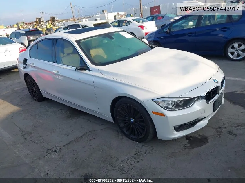 2013 BMW 328I VIN: WBA3C1C56DF443917 Lot: 40100292