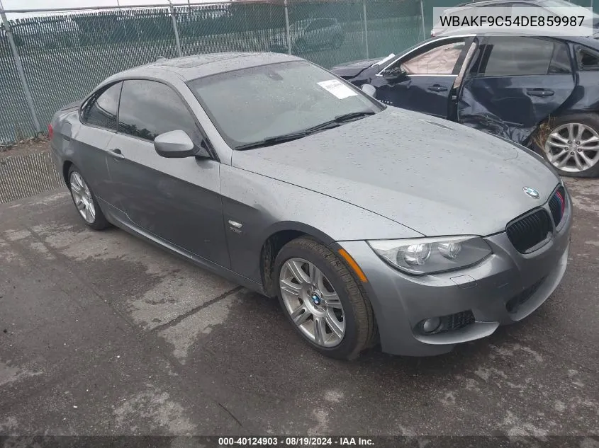 2013 BMW 335I xDrive VIN: WBAKF9C54DE859987 Lot: 40124903