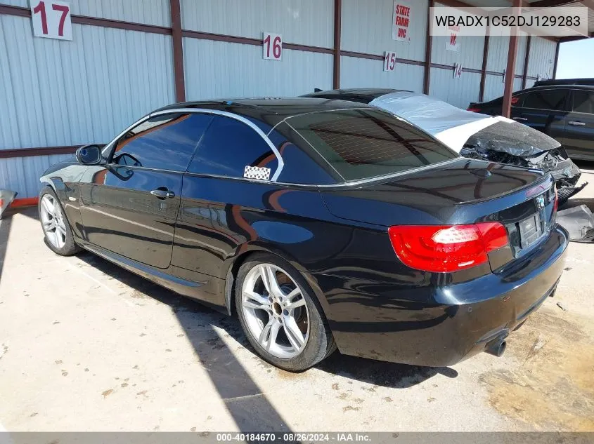 2013 BMW 335Is VIN: WBADX1C52DJ129283 Lot: 40184670