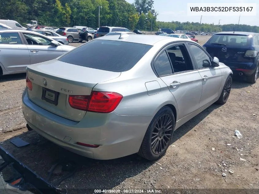 2013 BMW 328I xDrive VIN: WBA3B3C52DF535167 Lot: 40198020