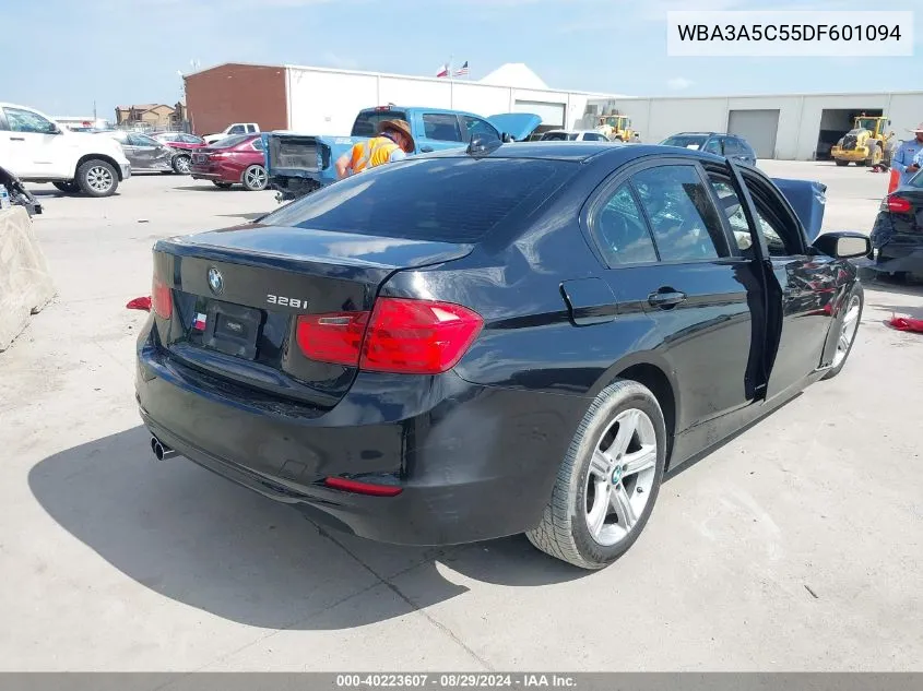 2013 BMW 328I VIN: WBA3A5C55DF601094 Lot: 40223607