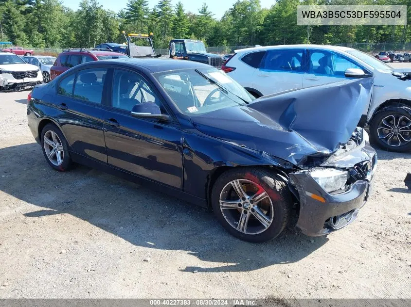 2013 BMW 328I xDrive VIN: WBA3B5C53DF595504 Lot: 40227383