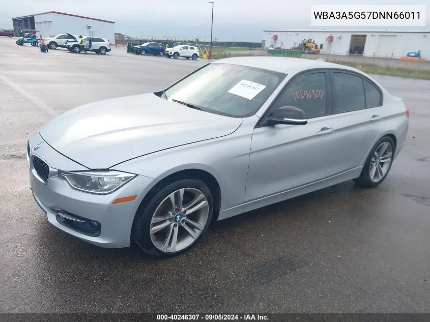 2013 BMW 328 I VIN: WBA3A5G57DNN66011 Lot: 40246307