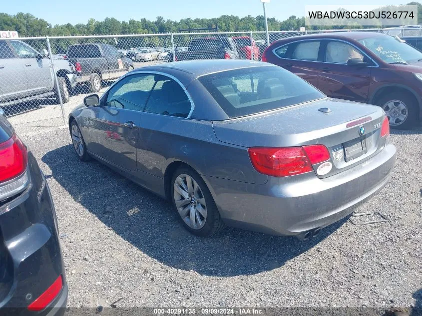 2013 BMW 328I VIN: WBADW3C53DJ526774 Lot: 40291135