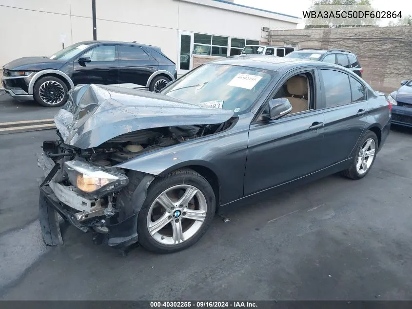 2013 BMW 328 I VIN: WBA3A5C50DF602864 Lot: 40302255