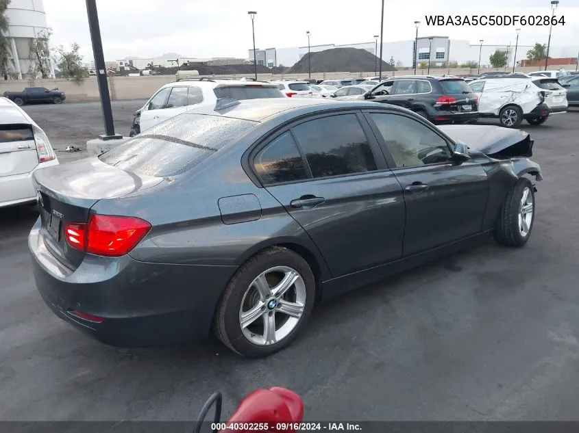 2013 BMW 328 I VIN: WBA3A5C50DF602864 Lot: 40302255