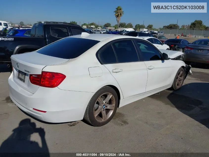 WBA3C1C52DK103008 2013 BMW 328I