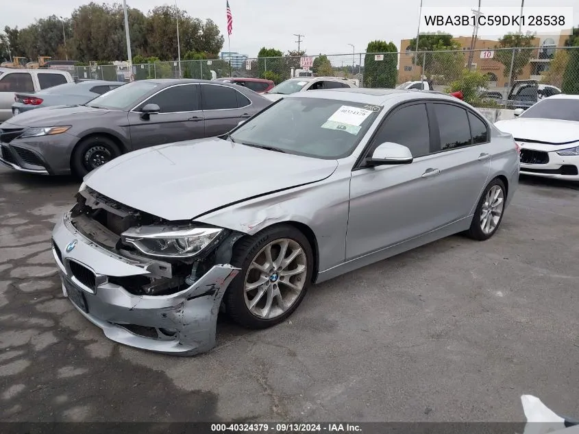 2013 BMW 320I VIN: WBA3B1C59DK128538 Lot: 40324379