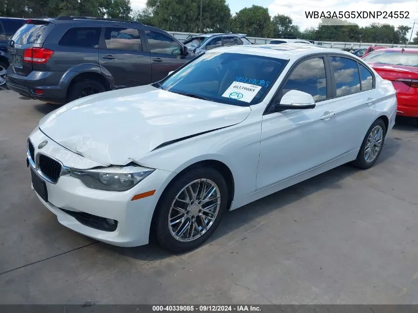 2013 BMW 328I VIN: WBA3A5G5XDNP24552 Lot: 40339085