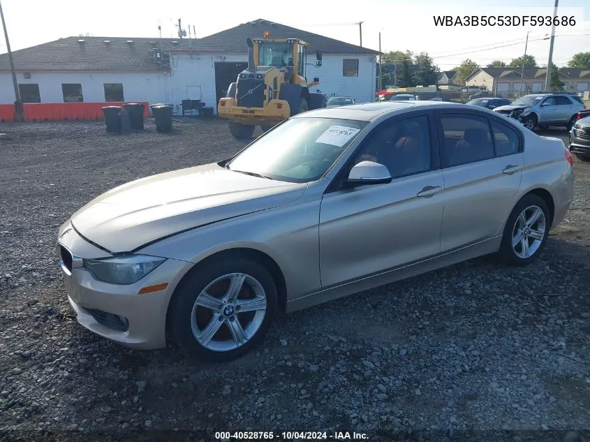 2013 BMW 328I xDrive VIN: WBA3B5C53DF593686 Lot: 40528765