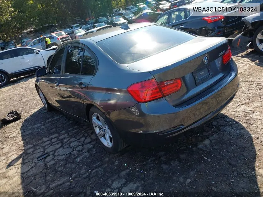 WBA3C1C51DK103324 2013 BMW 328 I Sulev