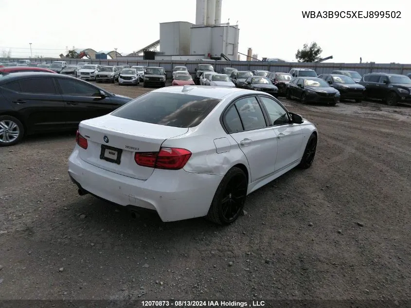 2014 BMW 335 Xi VIN: WBA3B9C5XEJ899502 Lot: 12070873