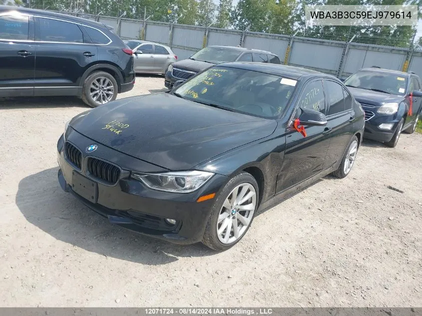 2014 BMW 328 Xi VIN: WBA3B3C59EJ979614 Lot: 12071724