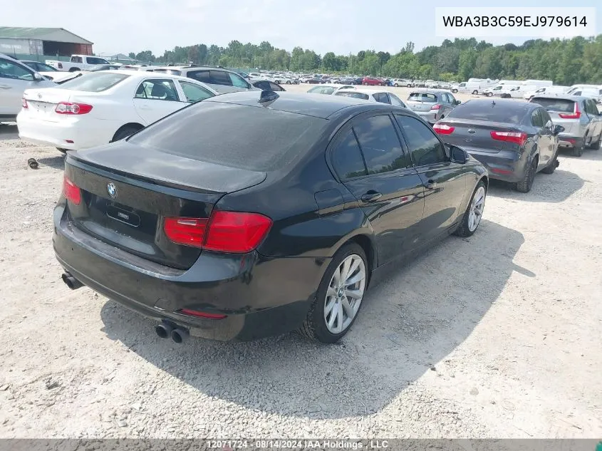 2014 BMW 328 Xi VIN: WBA3B3C59EJ979614 Lot: 12071724