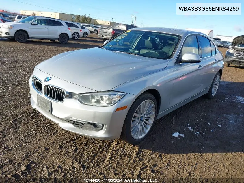 2014 BMW 328I xDrive VIN: WBA3B3G56ENR84269 Lot: 12144426