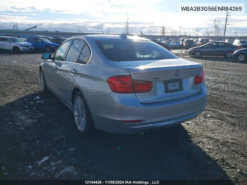 2014 BMW 328I xDrive VIN: WBA3B3G56ENR84269 Lot: 12144426