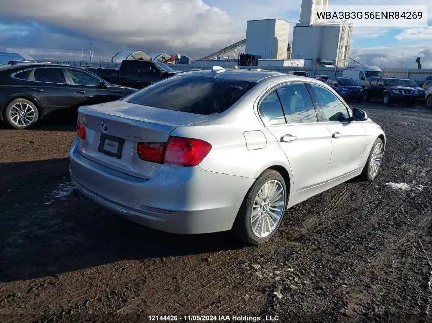 2014 BMW 328I xDrive VIN: WBA3B3G56ENR84269 Lot: 12144426