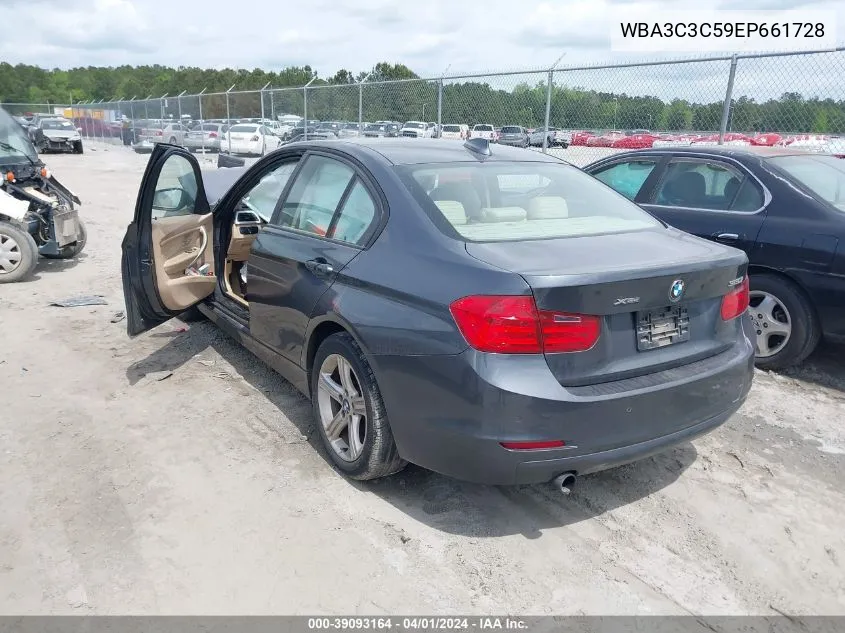 2014 BMW 320I xDrive VIN: WBA3C3C59EP661728 Lot: 39093164