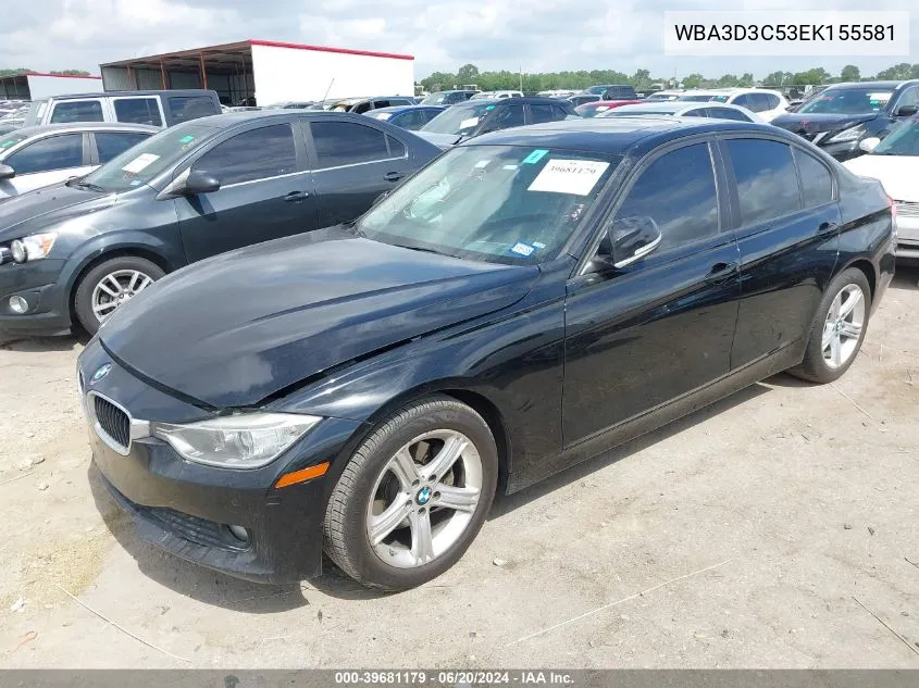 2014 BMW 328D VIN: WBA3D3C53EK155581 Lot: 39681179