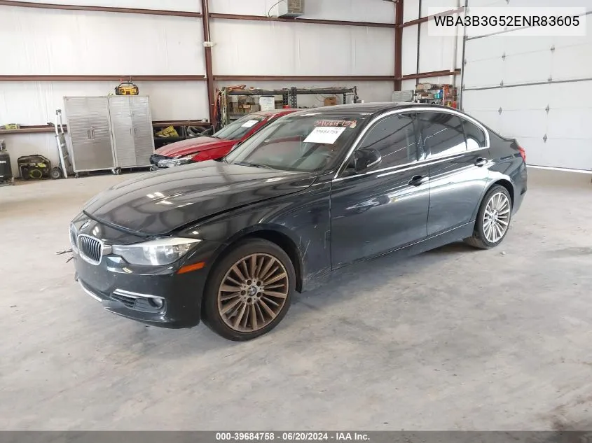 2014 BMW 328I xDrive VIN: WBA3B3G52ENR83605 Lot: 39684758