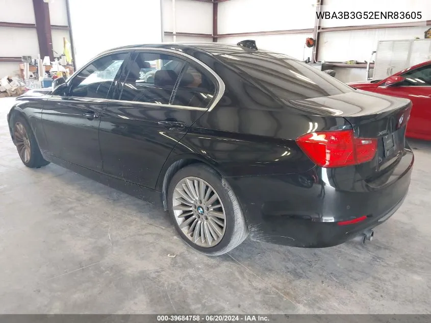 2014 BMW 328I xDrive VIN: WBA3B3G52ENR83605 Lot: 39684758