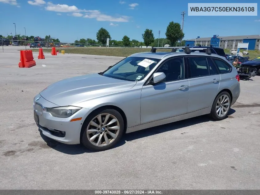 2014 BMW 328I xDrive VIN: WBA3G7C50EKN36108 Lot: 39743028