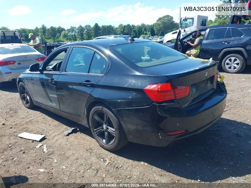 WBA3C3G51ENS70935 2014 BMW 320I xDrive