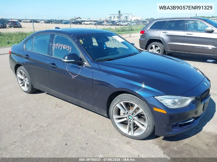 2014 BMW 335I xDrive VIN: WBA3B9G57ENR91329 Lot: 39798033