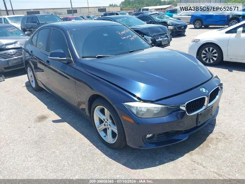 2014 BMW 328I xDrive VIN: WBA3B5C57EP652671 Lot: 39808365