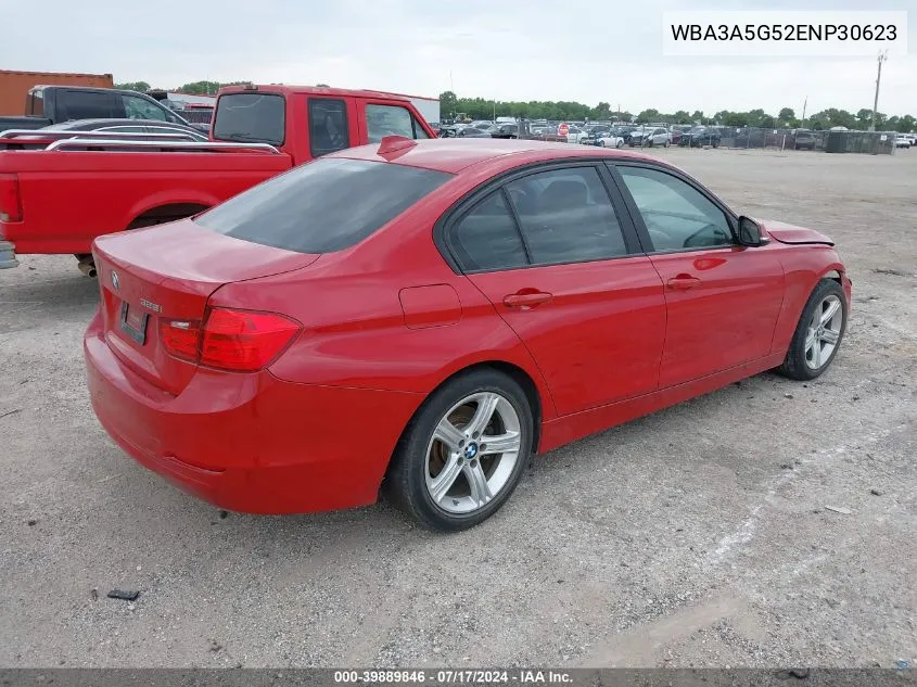 2014 BMW 328I VIN: WBA3A5G52ENP30623 Lot: 39889846