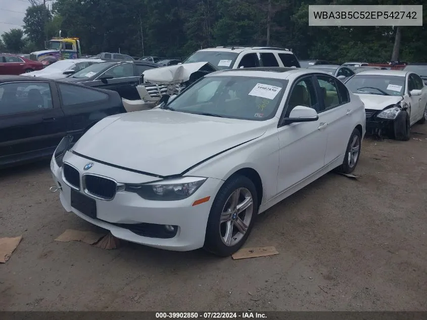 2014 BMW 328I xDrive VIN: WBA3B5C52EP542742 Lot: 39902850