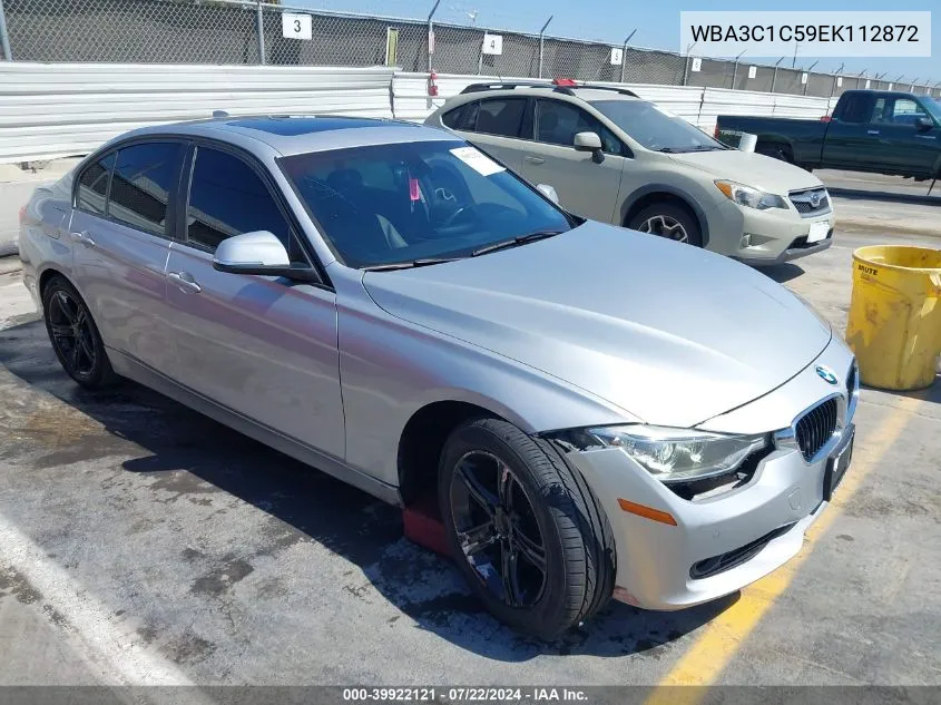 2014 BMW 328I VIN: WBA3C1C59EK112872 Lot: 39922121