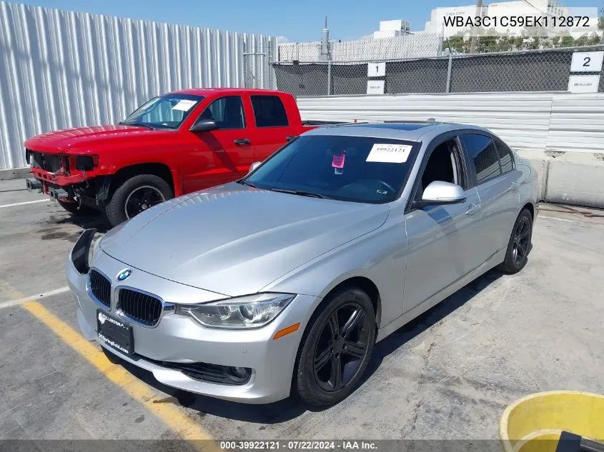 2014 BMW 328I VIN: WBA3C1C59EK112872 Lot: 39922121