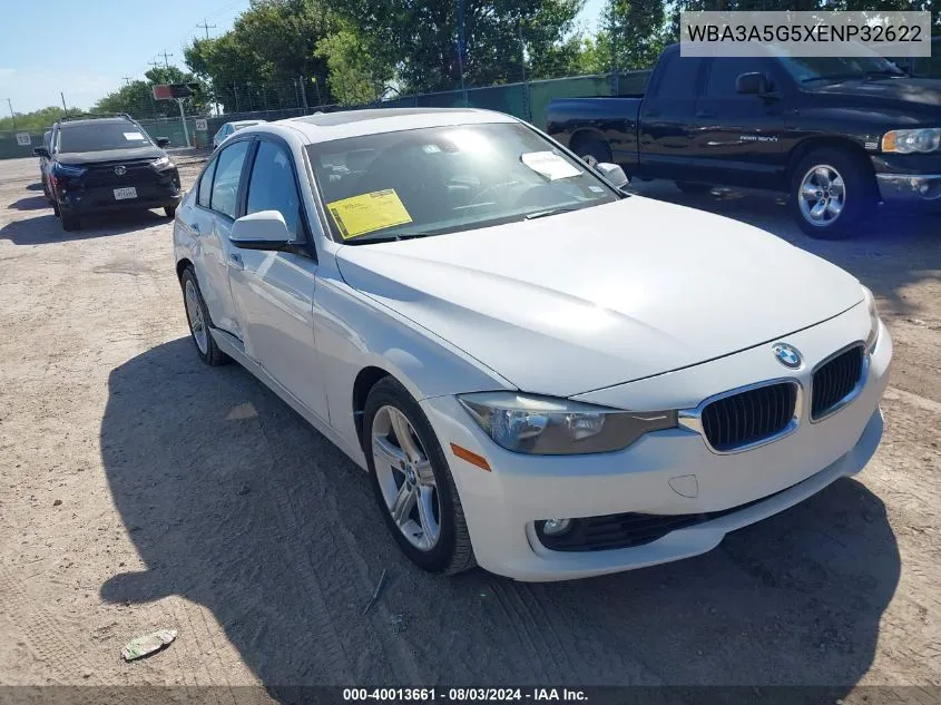 2014 BMW 328I VIN: WBA3A5G5XENP32622 Lot: 40013661