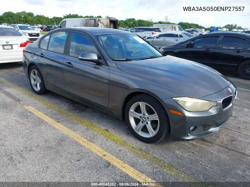 2014 BMW 328I VIN: WBA3A5G50ENP27557 Lot: 40045252