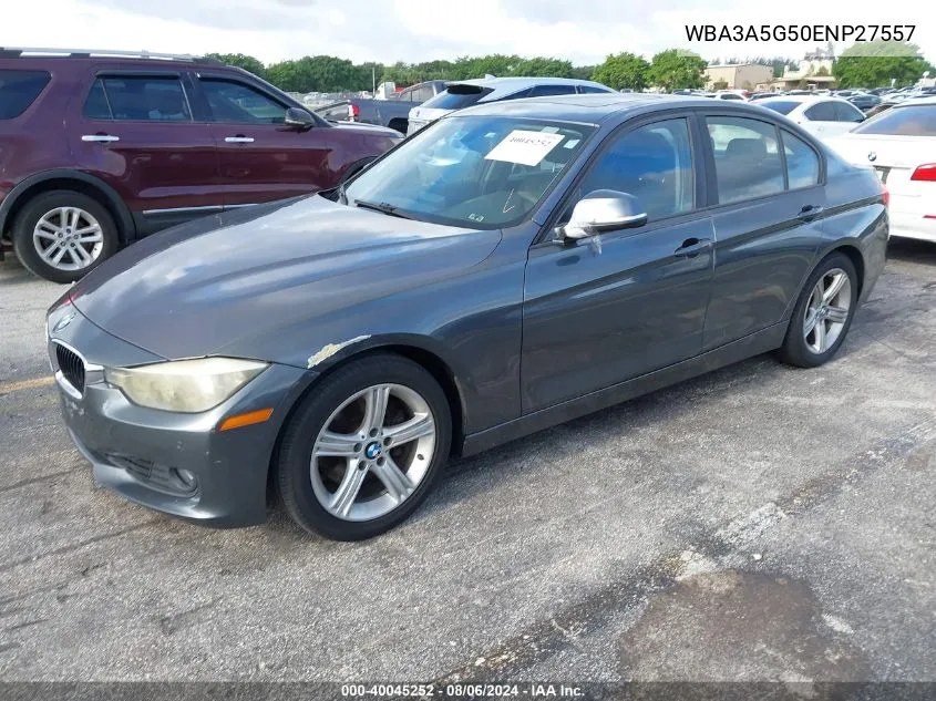 2014 BMW 328I VIN: WBA3A5G50ENP27557 Lot: 40045252