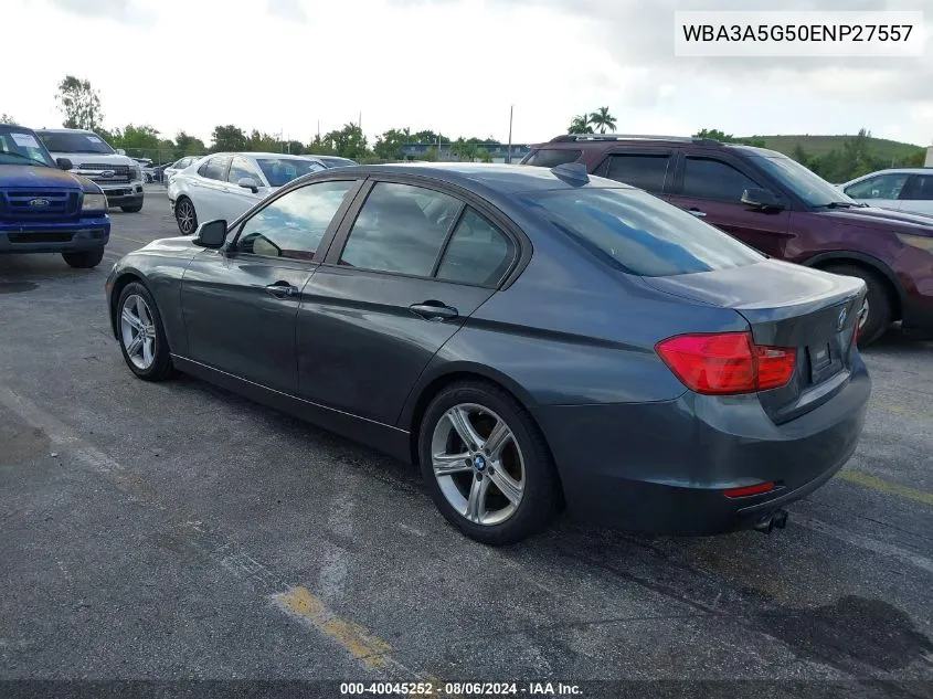 2014 BMW 328I VIN: WBA3A5G50ENP27557 Lot: 40045252