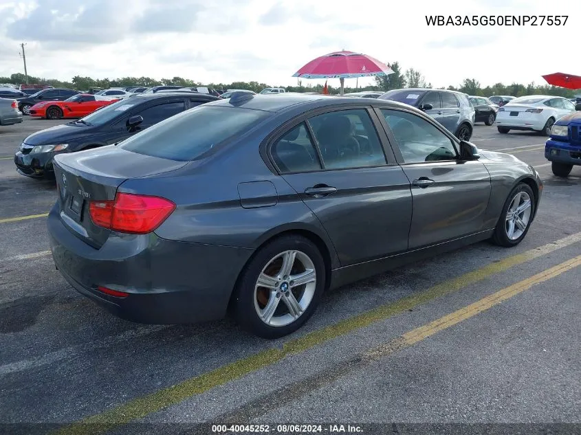 2014 BMW 328I VIN: WBA3A5G50ENP27557 Lot: 40045252