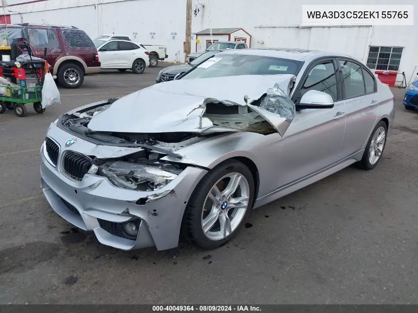 WBA3D3C52EK155765 2014 BMW 328D