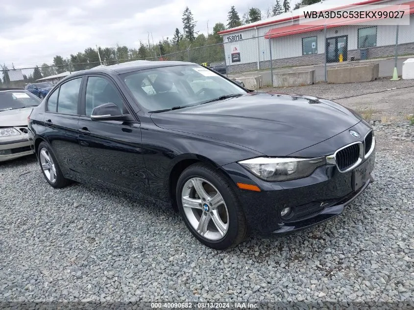 2014 BMW 328D xDrive VIN: WBA3D5C53EKX99027 Lot: 40090682