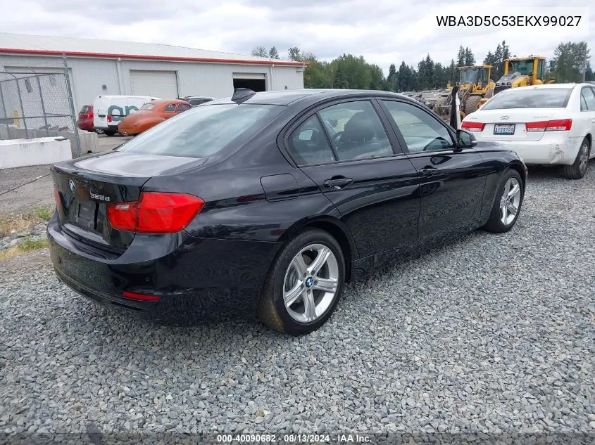 2014 BMW 328D xDrive VIN: WBA3D5C53EKX99027 Lot: 40090682