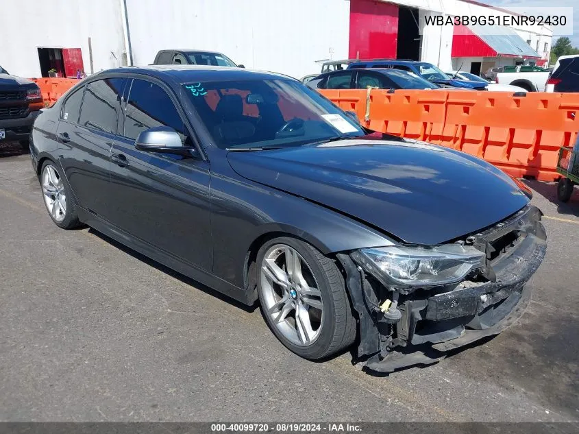 WBA3B9G51ENR92430 2014 BMW 335I xDrive