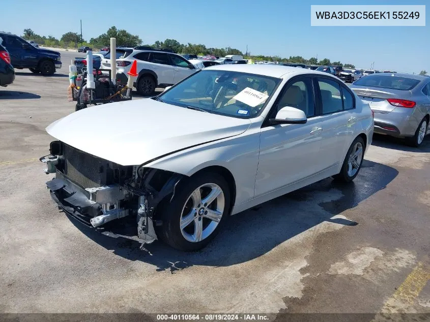 2014 BMW 328D VIN: WBA3D3C56EK155249 Lot: 40110564