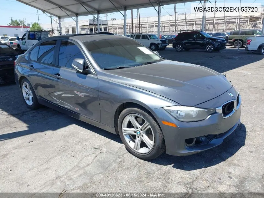 2014 BMW 328D VIN: WBA3D3C52EK155720 Lot: 40126623