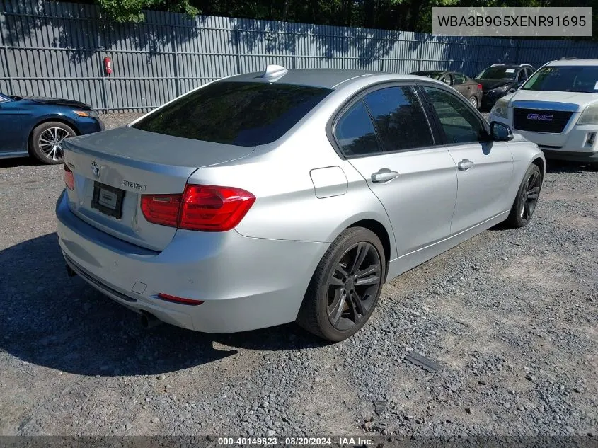 2014 BMW 335I Xi VIN: WBA3B9G5XENR91695 Lot: 40149823