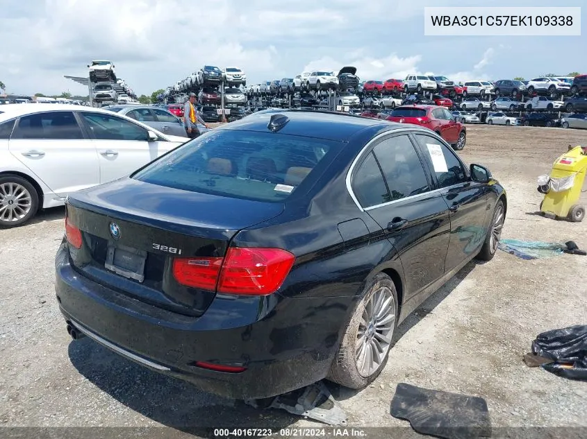 2014 BMW 328I VIN: WBA3C1C57EK109338 Lot: 40167223