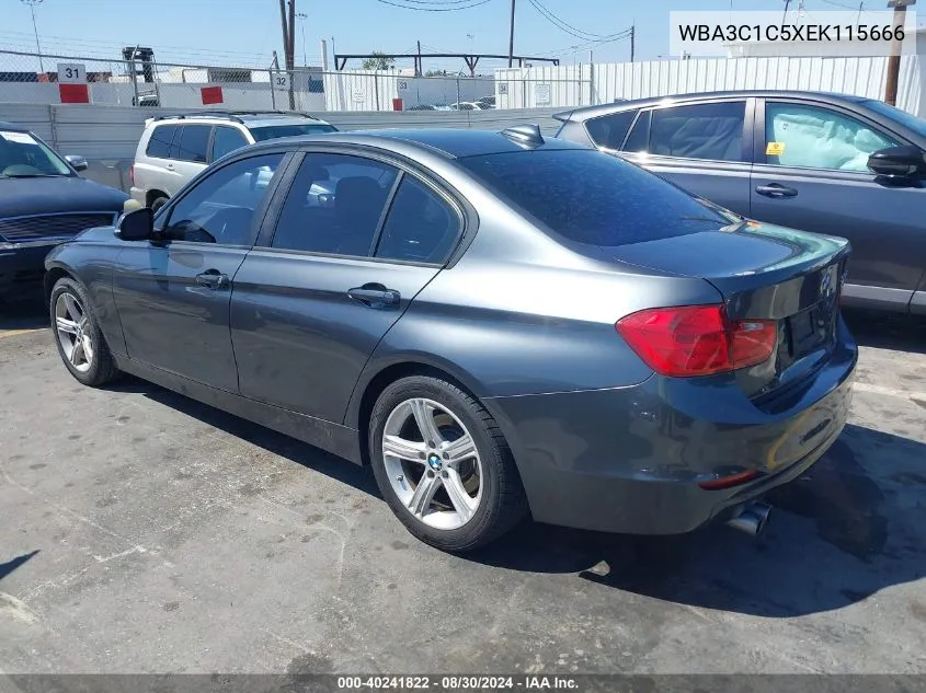 2014 BMW 328I VIN: WBA3C1C5XEK115666 Lot: 40241822