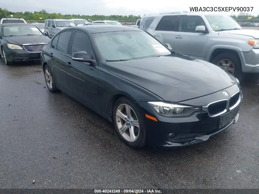 2014 BMW 320I xDrive VIN: WBA3C3C5XEPV90037 Lot: 40243249